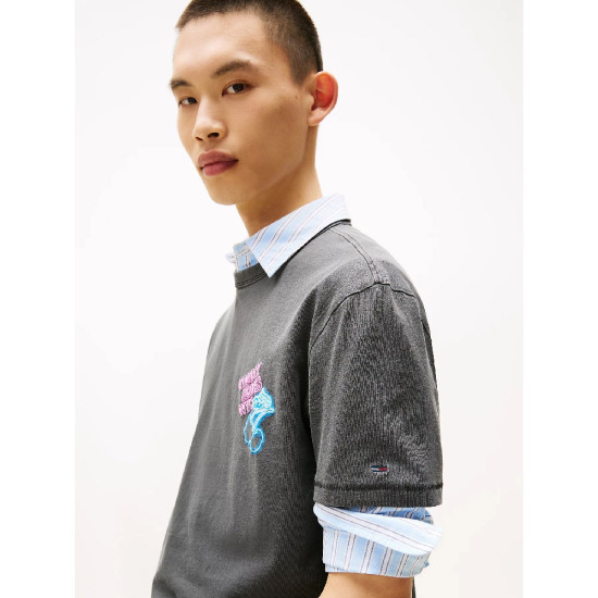 Tommy Hilfiger Ανδρική κοντομάνικη μπλούζα Back Graphic Crew Neck T-Shirt